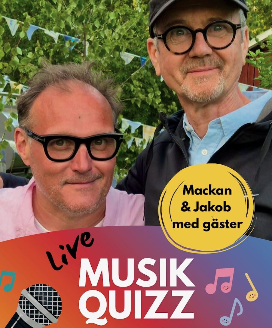 Live Musik Quizz Marcus och Jakob och texten live Musik Quizz